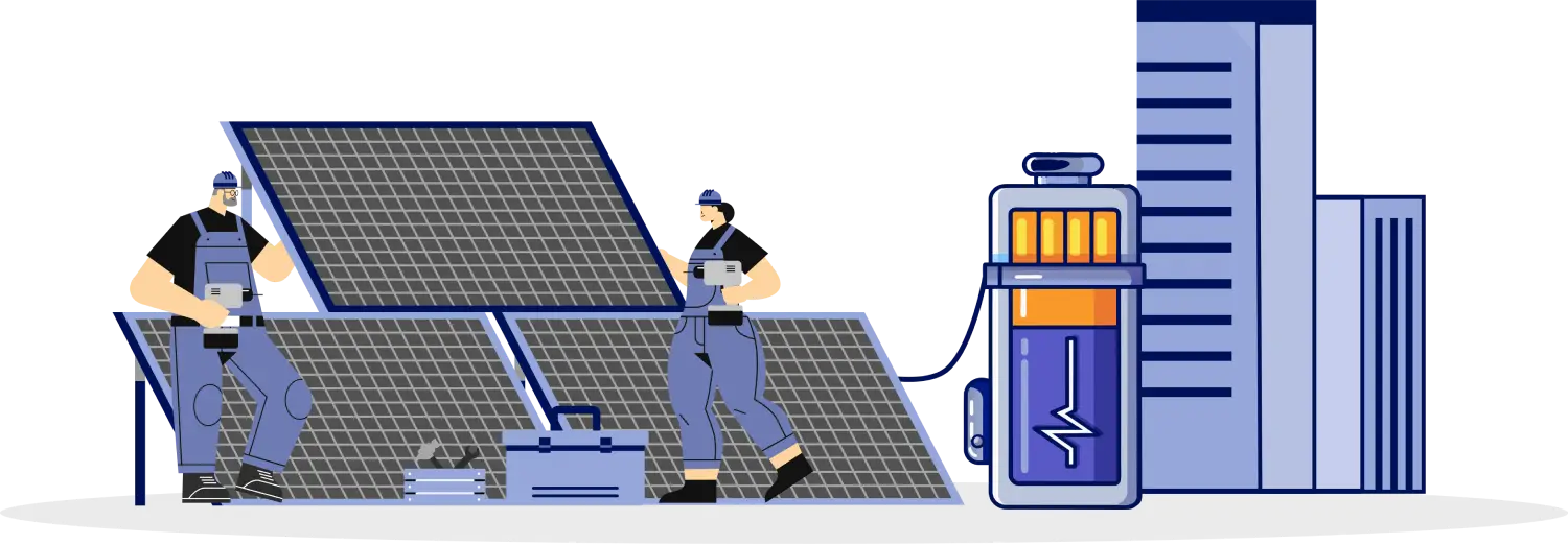 Commercial Solar Panel & Battery Storage